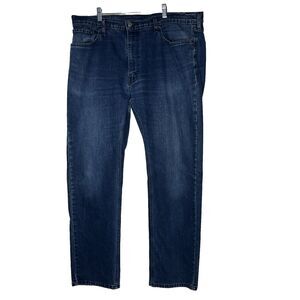 Levi's 559 Relaxed Fit Straight Leg Denim Blue Jeans Mens Size 40 x 33 Dark Wash